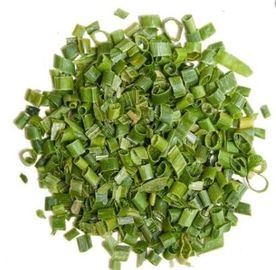 Hot Air Dried Vegetables Dehydrated Chives Green Color Natural Food Grade