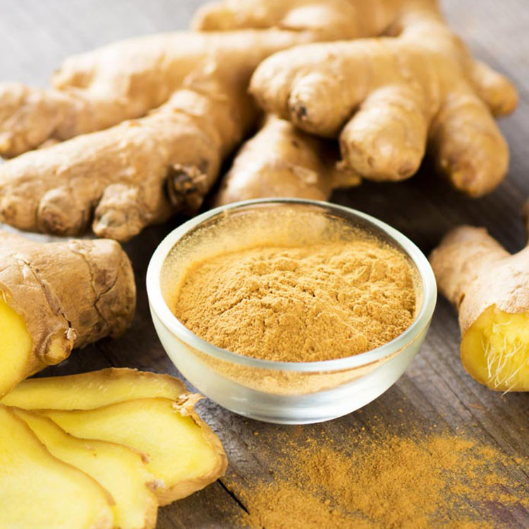 Dehydrated Dried Organic Ginger Root Powder 10% Moisture