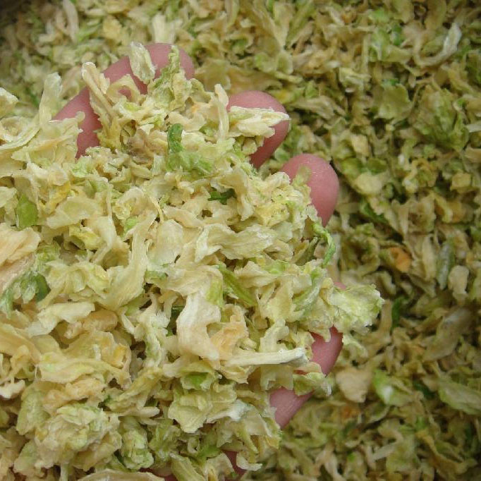 Max 8% Moisture Dried Dehydrated Cabbage Flakes Natural Green