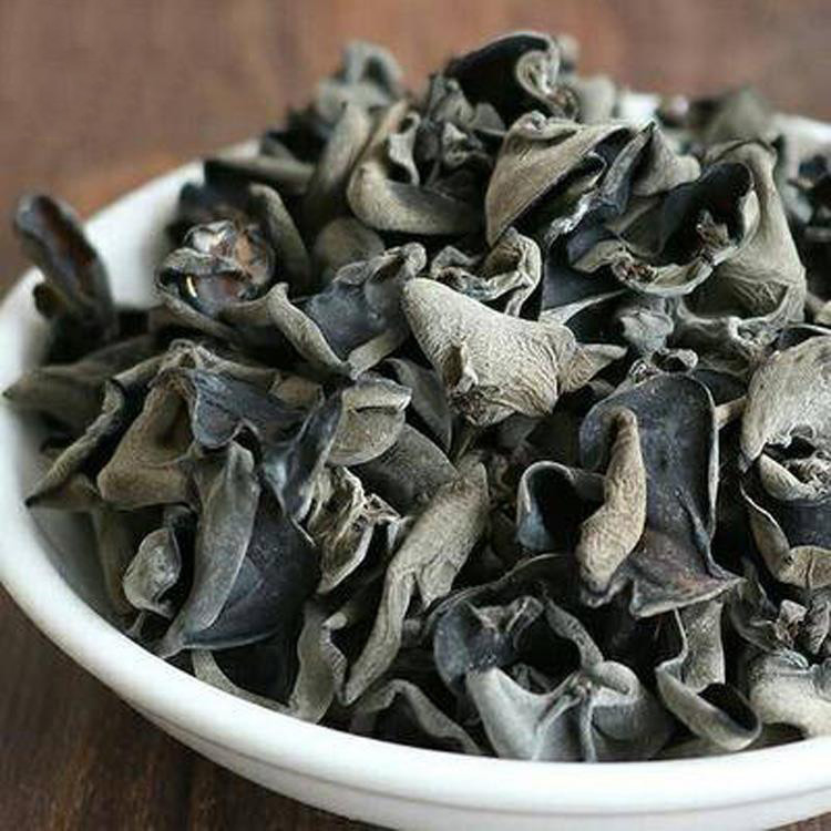 Black Dried Black Fungus Mushroom Edible Natural Taste