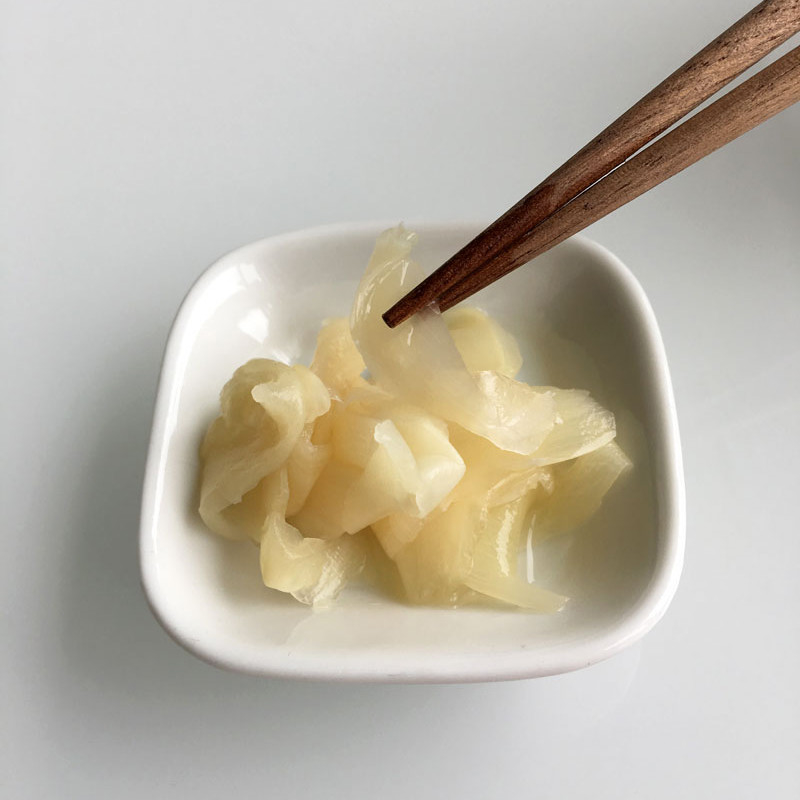 20% Moisture Pickled Sushi Ginger Japanese Style White