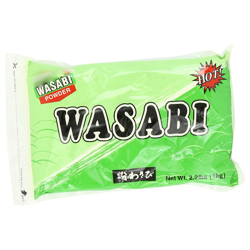 Light Green Pure Wasabi Powder 1kg Wasabi Japonica Root Fine Powder