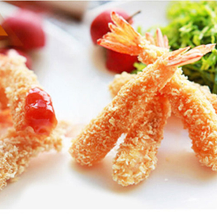 Japanese Style Bread Crumbs Needle Shape White Panko Breadcrumbs 4 - 6mm
