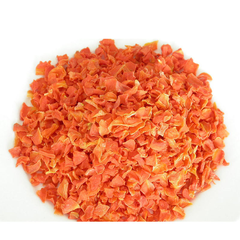 25kg/bag Air Dried Carrot Chips Dehydrated Carrot Flakes Nutritious Delicious And Healthy