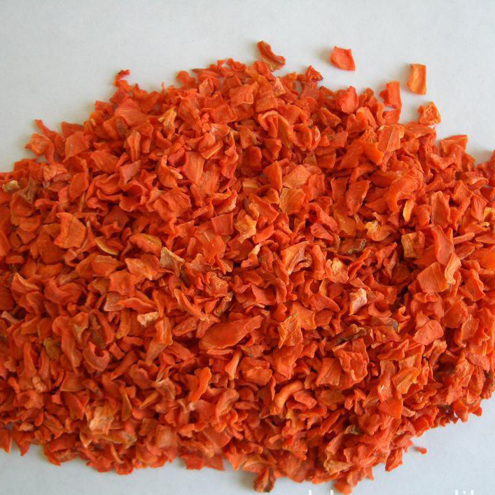 25kg/bag Air Dried Carrot Chips Dehydrated Carrot Flakes Nutritious Delicious And Healthy