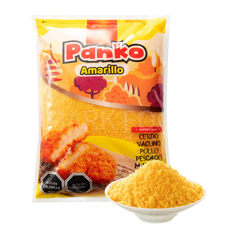 Yellow Panko Breadcrumbs Dry Bread Crumbs With Coarse Crumbs
