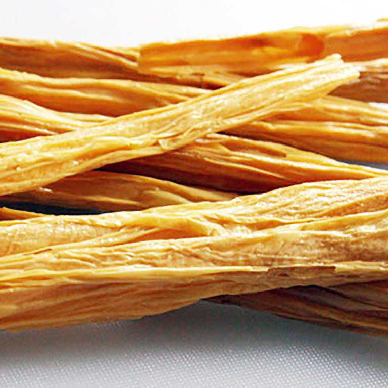 High In Protein And Fiber Bright Yellow Dried Yuba Sticks For Vegans