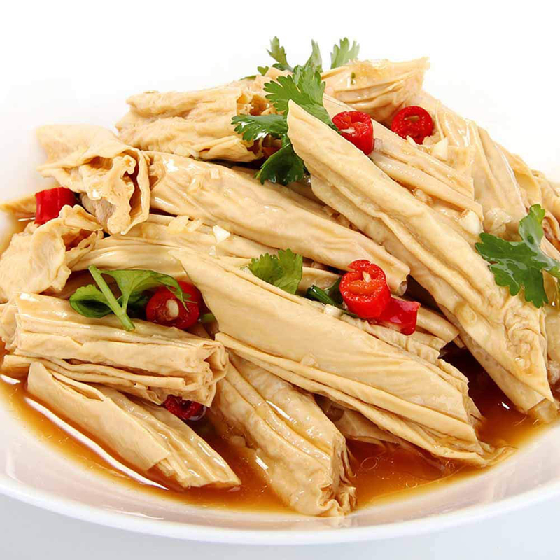 HACCP Certified Dried Bean Curd Sticks Suitable For Vegetarians Contains Soy