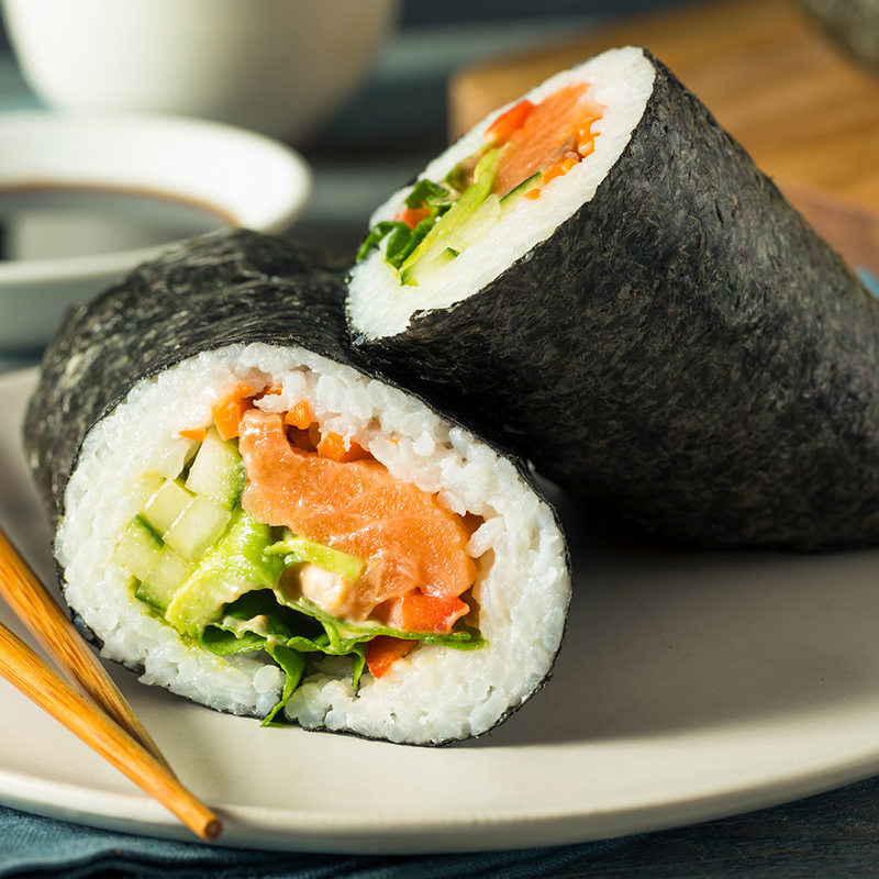 Dark Green Roasted Seaweed Nori Sheet With 24 Months Shelf Life And Avoid Sunlight