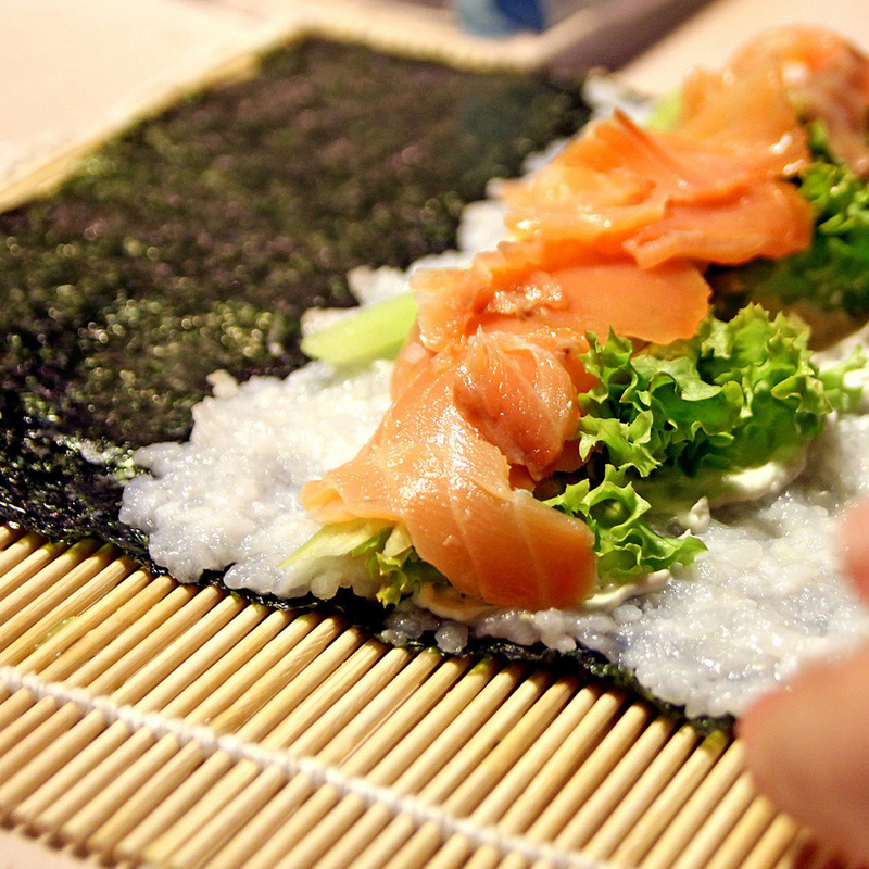 Storage Avoid Sunlight Sushi Nori Sheets 19*21cm For Convenient Storage