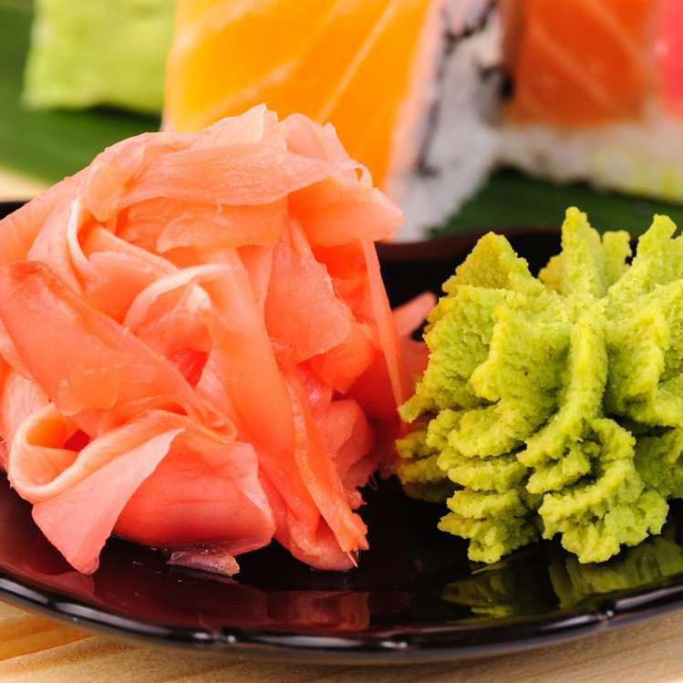 Fine Powder Texture Organic Wasabi Powder No Artificial Flavors Wasabi Japonica Root