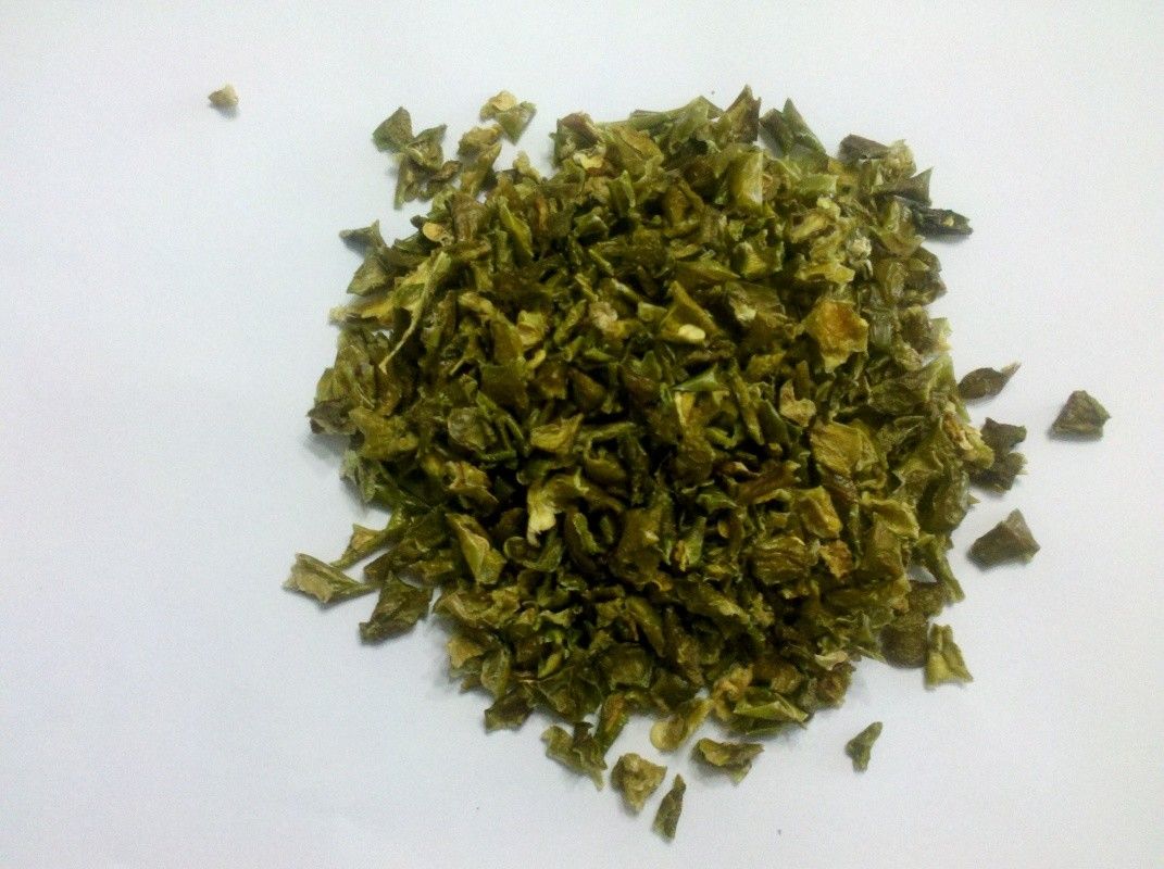 Sweet Dried Green Bell Pepper Powder 100 Mesh , Dehydrated Green Peppers