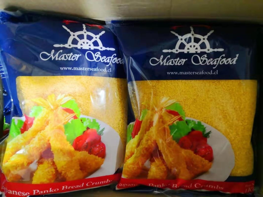 Crispy White Or Yellow Panko Bread Crumbs / Kraft Paper Bread Bag For Baking And Frying