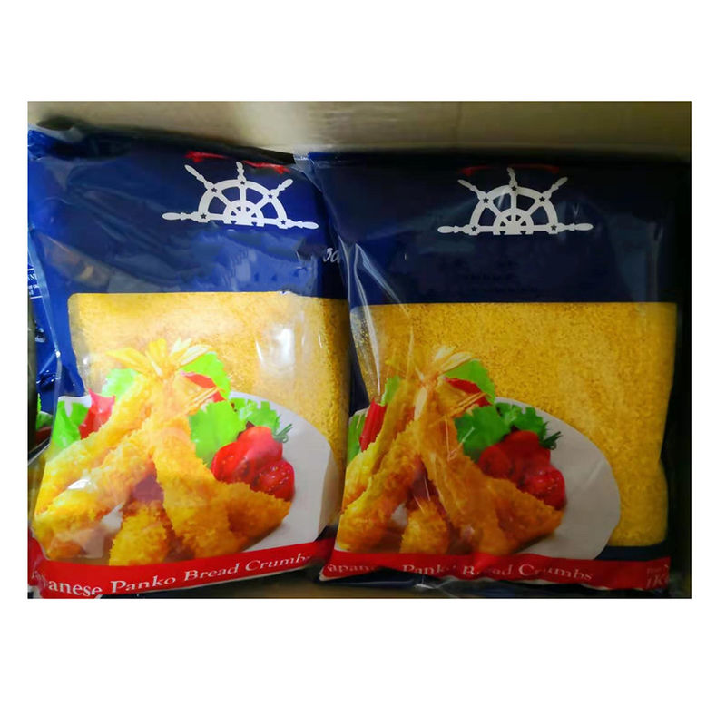 HALAL Certified Wheat Flour Dried Bread Crumbs / Dry Bread Shreds With 2-12mm Size