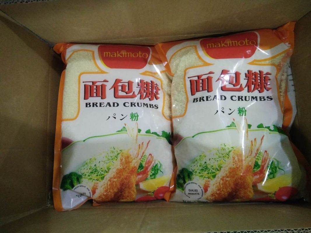 Low Salt Dried Bread Crumbs Panko Japanese Style Breadcrumbs For Sushi Restaurants