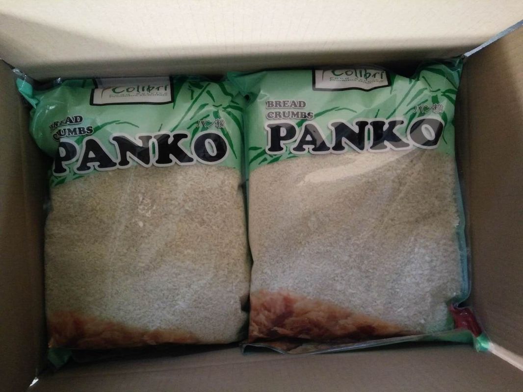 Plain Panko Fresh White Breadcrumbs Small Cubes With Sugar / Salt / Oil Additives