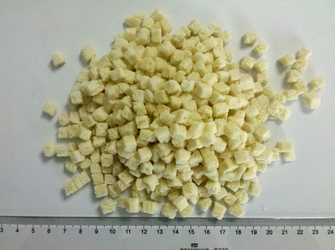 Plain Panko Fresh White Breadcrumbs Small Cubes With Sugar / Salt / Oil Additives