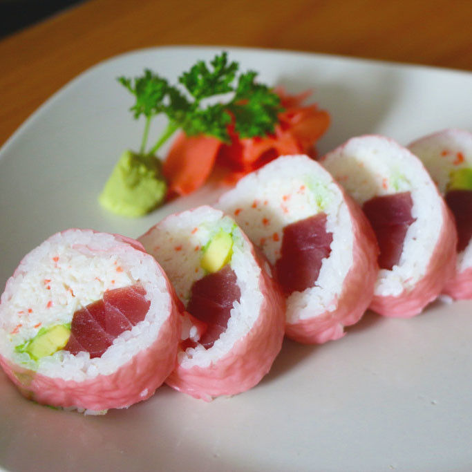 Colorful  Mamenori Sheets Orange , Yellow , Green , Pink , Soy Crep Sheets For Rolling Sushi