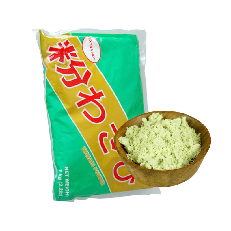 Pure Wasabi Powder 10kg Carton Steam Dried Japanese Hokkaido Variety Wasabi Horseradish Powder