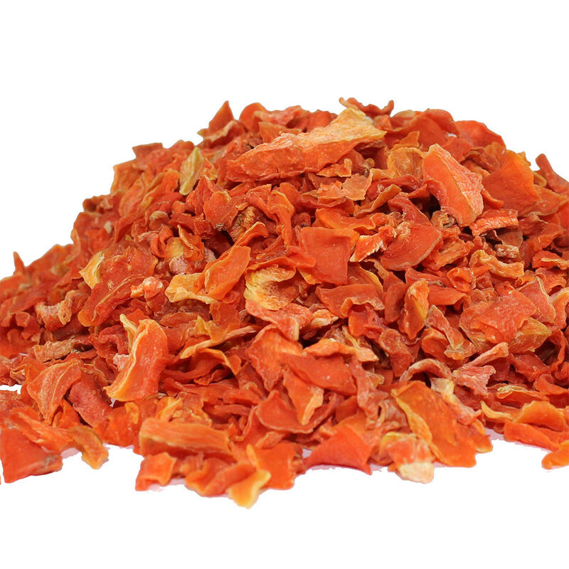 Dehydrated Carrot Chips 10*10*3mm with Max 7% Moisture and HACCP HALAL ISO Certification