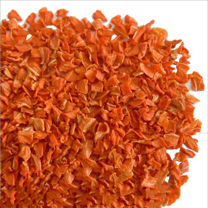 Bulk Supply ISO HACCP FDA HALAL Certified Dehydrated Carrot Chips and Dried Carrot Granules with Max 7% Moisture and Low Sugar