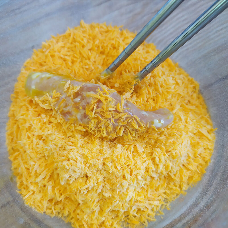 2-12mm Granular Panko Bread Crumbs with Crispy Texture and Orange Color for Fried Foods
