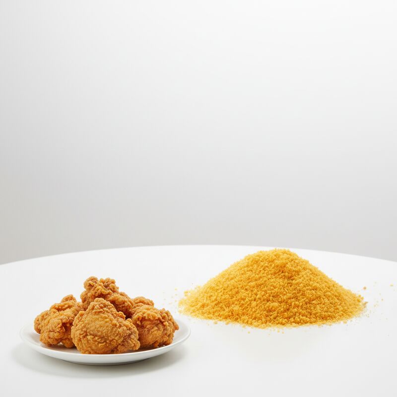 Japanese Style Yellow Panko Bread Crumbs - Crispy Texture Granular Shape Halal Certified for Frying