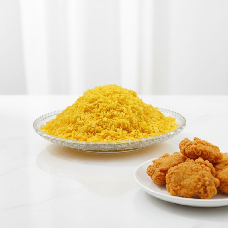 Japanese Style Yellow Panko Bread Crumbs - Crispy Texture Granular Shape Halal Certified for Frying