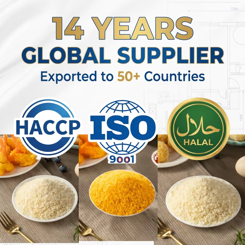 Food Grade Bread Crumbs Manufacturer | Bulk Export Supply for Restaurants and Food Industry