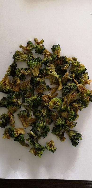 Dehydrated Broccoli Air Dried Vegetables 10*10mm With HACCP / FDA Certificates