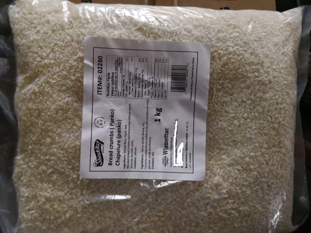HACCP Certified Japanese Panko Breadcrumbs with Max 10% Moisture and 2-12mm Size for Crispy Fried Foods
