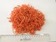 Szie 3x3x20mm Dehydrated Carrot Chips / Crispy Vegetable Chips 8% Sugar