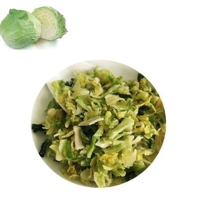ISO HACCP Dried Cabbage Air Dried Vegetables Flakes 15x15mm