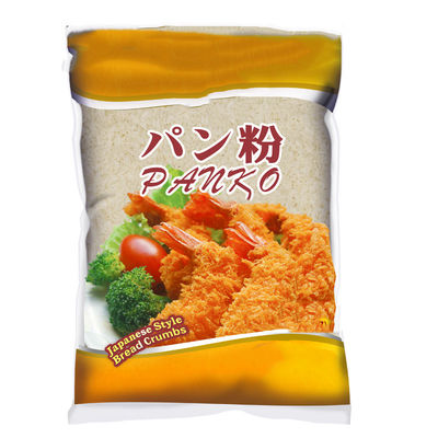 Halal Certified Japanese Style Panko Bread Crumbs Made from Wheat Flour in 1kg Per Bag Packaging