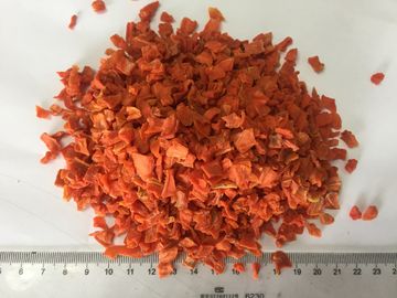 HACCP FDA Orange Colour Dehydrated Carrot Chips Max 7% Moisture