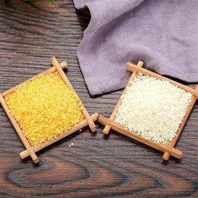 Premium Japanese Panko Bread Crumbs with Crispy Texture and Long Shelf Life in White and Yellow